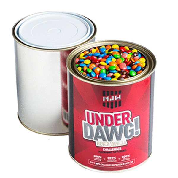 Paint Tin with Mini M&Ms 1 kg – Lollies – Confectionery Corner