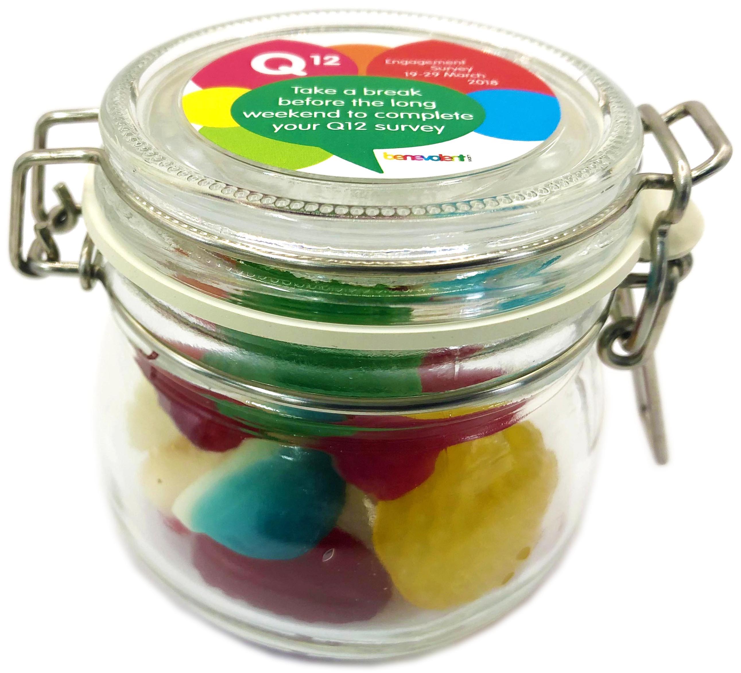 Small Canister with Mixed Lollies 120g – Lollies – Confectionery Corner