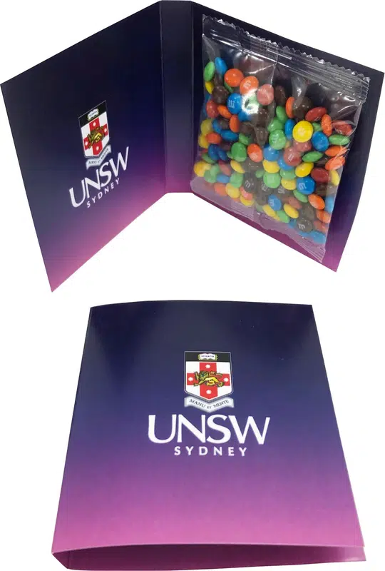 Gift Card with Mini M&Ms 50g – Lollies