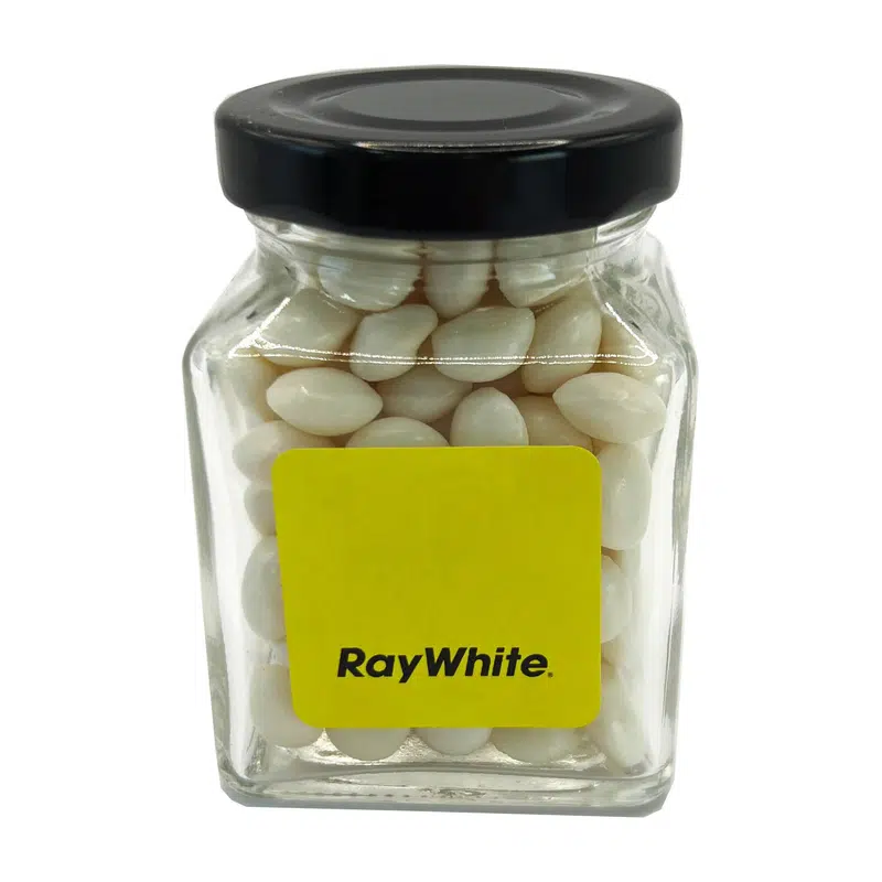 Small Glass Jar with Chewy Mints 100g – Mints