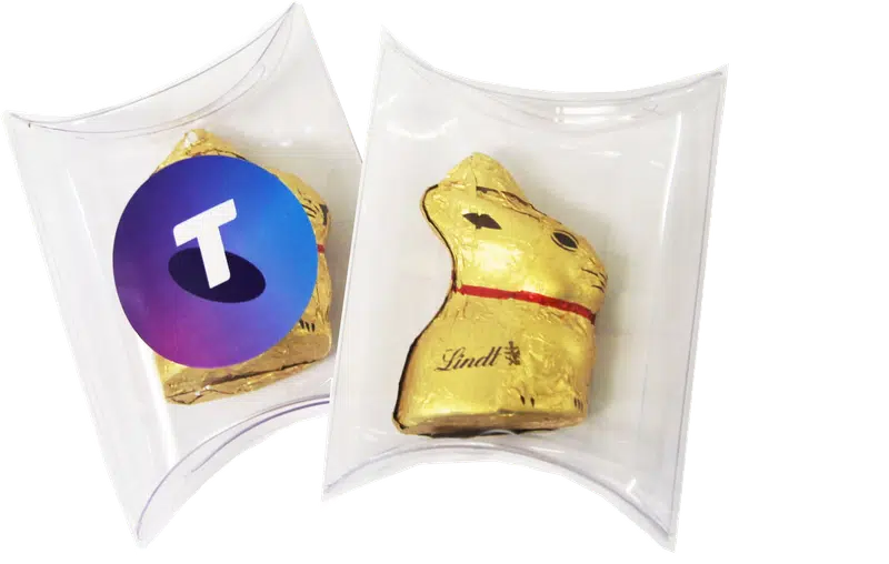 Pillow Pack with Gold 10g Lindt Bunny – Lollies