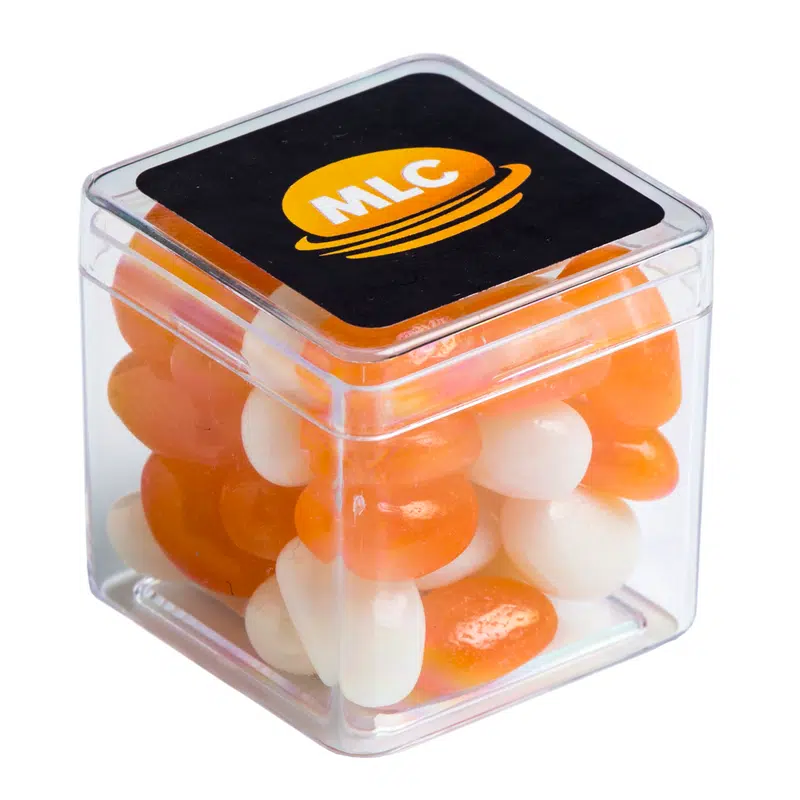 Hard Cube with Mini Jelly Beans 40g – Lollies