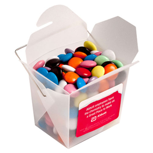 Frosted Noodle Box with Choc Beans 100g – Lollies – Confectionery Corner – photo 1 of 2