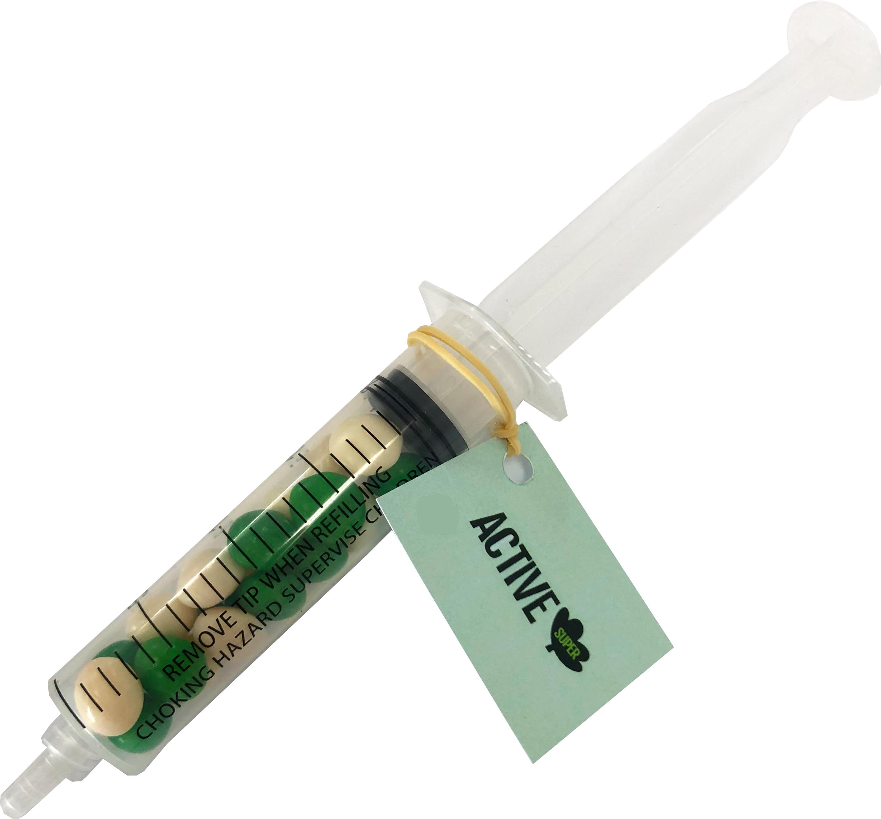 Syringe with Chewy Fruit 20g – Lollies – Confectionery Corner – photo 1 of 3