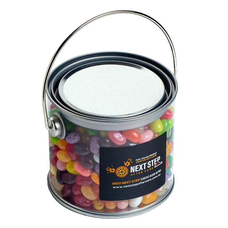Medium PVC Bucket with JELLY BELLY Jelly Beans 400g – Lollies – Confectionery Corner