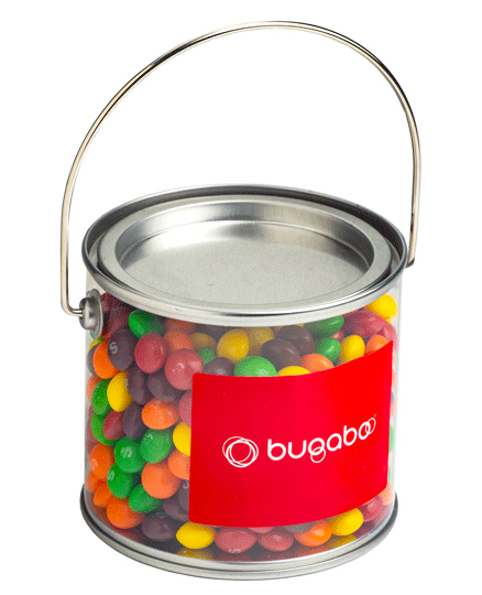 Medium PVC Bucket with Skittles 400g – Lollies – Confectionery Corner – photo 1 of 2