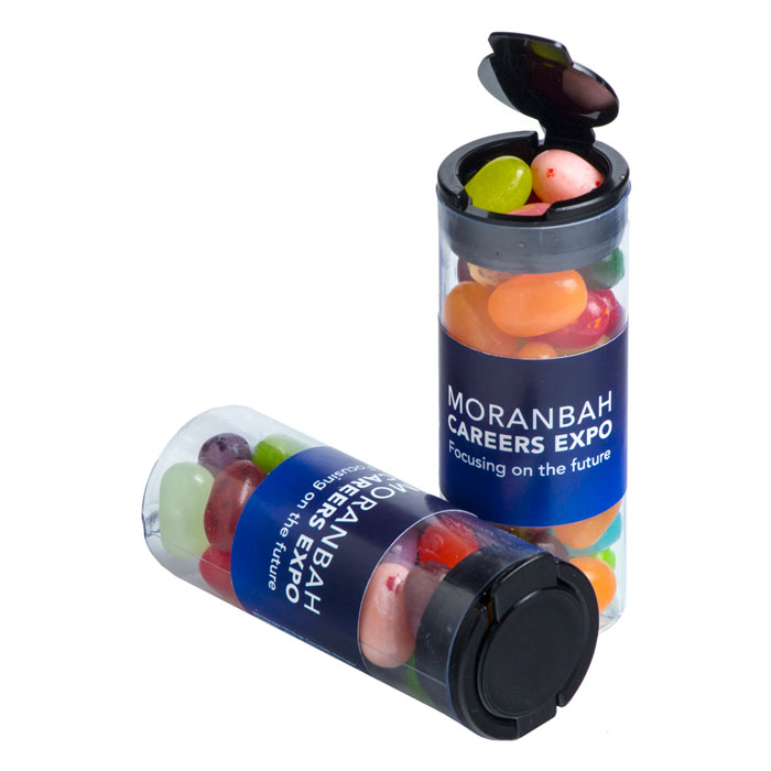 Flip Lid Tube with JELLY BELLY Jelly Beans 35g – Lollies – Confectionery Corner
