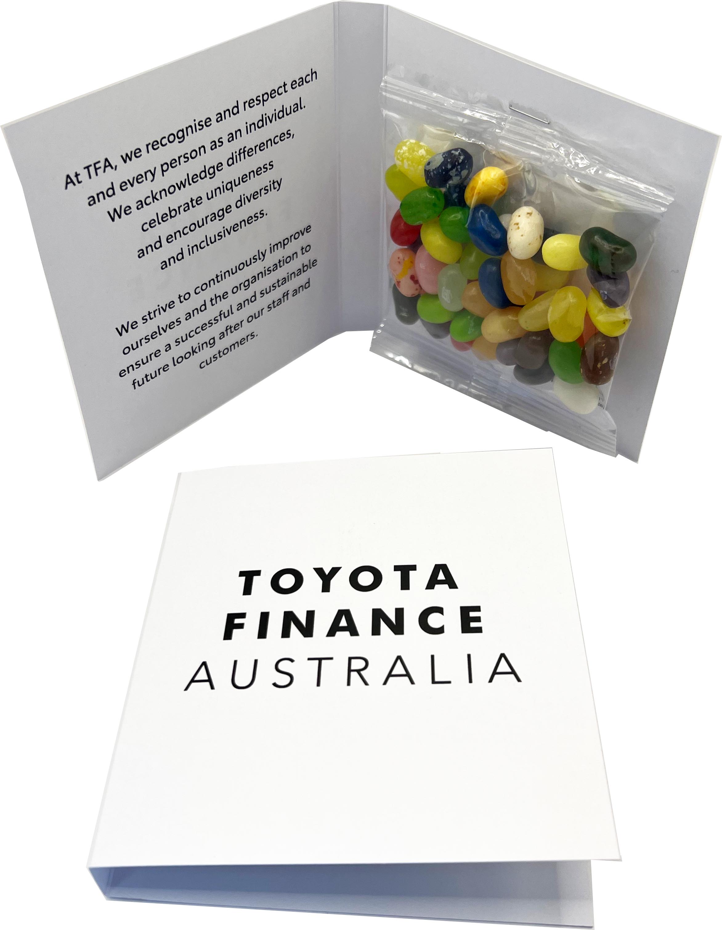 Gift Card with JELLY BELLY Jelly Bean 50g – Lollies – Confectionery Corner