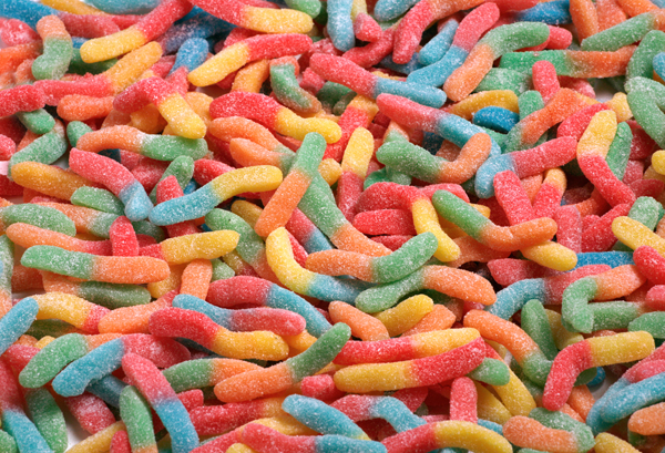 Sour Worms – Lollies – Confectionery Corner