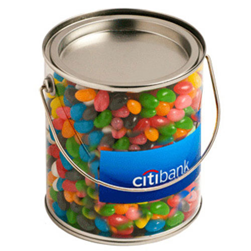 Big PVC Bucket with Mini Jelly Beans 900g – Lollies – Confectionery Corner – photo 1 of 3