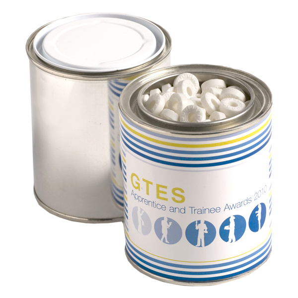 Paint Tin with Chewy Mints 225g – Mints – Confectionery Corner