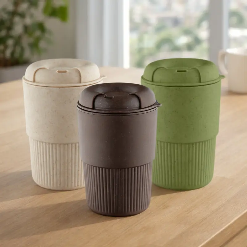 Ecco Kuppa – EcoBlend – Reusable Coffee Cups – available in brown colour