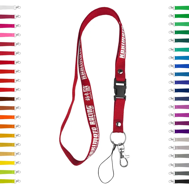 Polyester Lanyards – 10mm – Lanyards – available in black, blue, grey, purple colours and 2 more
