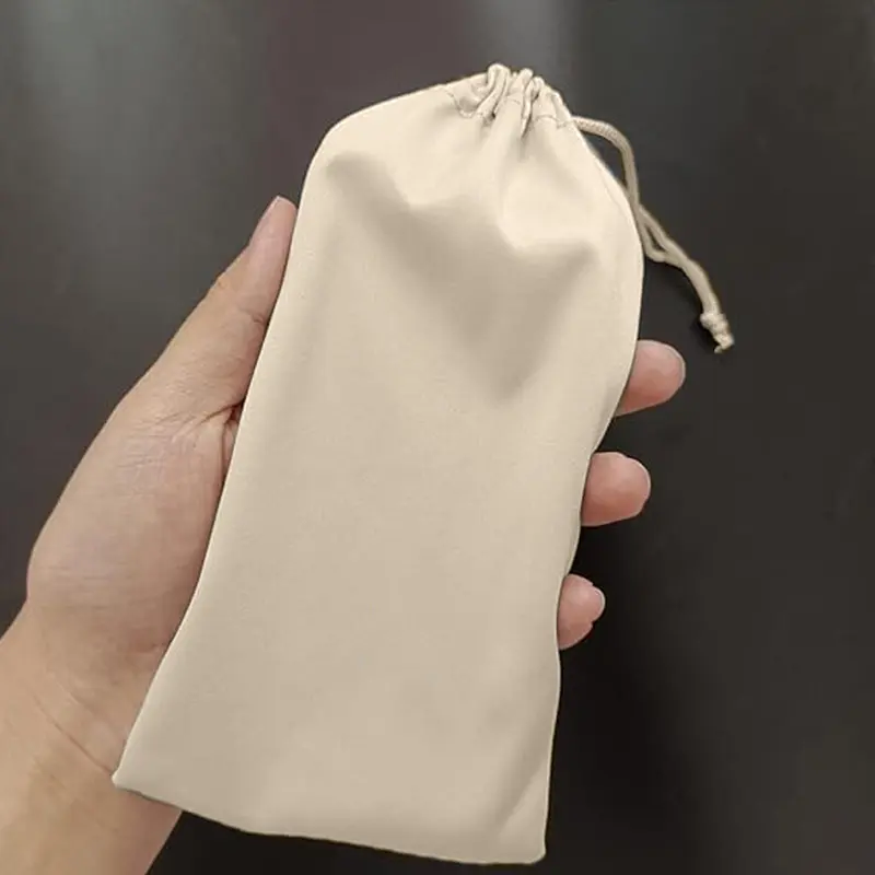 Cottonfiber Pouch – Misc Bags – available in beige colour
