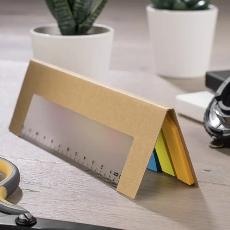 Richard Ruler Sticky Note Pad – Sticky Notes – available in black, brown colours