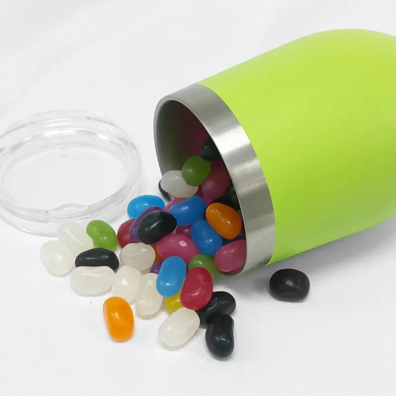 Jelly Bean In Wine Coffee Cup – Travel Mugs – available in black, blue, green, orange colours and 5 more