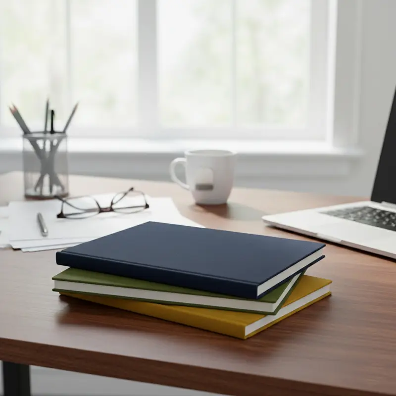Santiago Notebook B5 – Notebooks – available in blue, brown, green colours