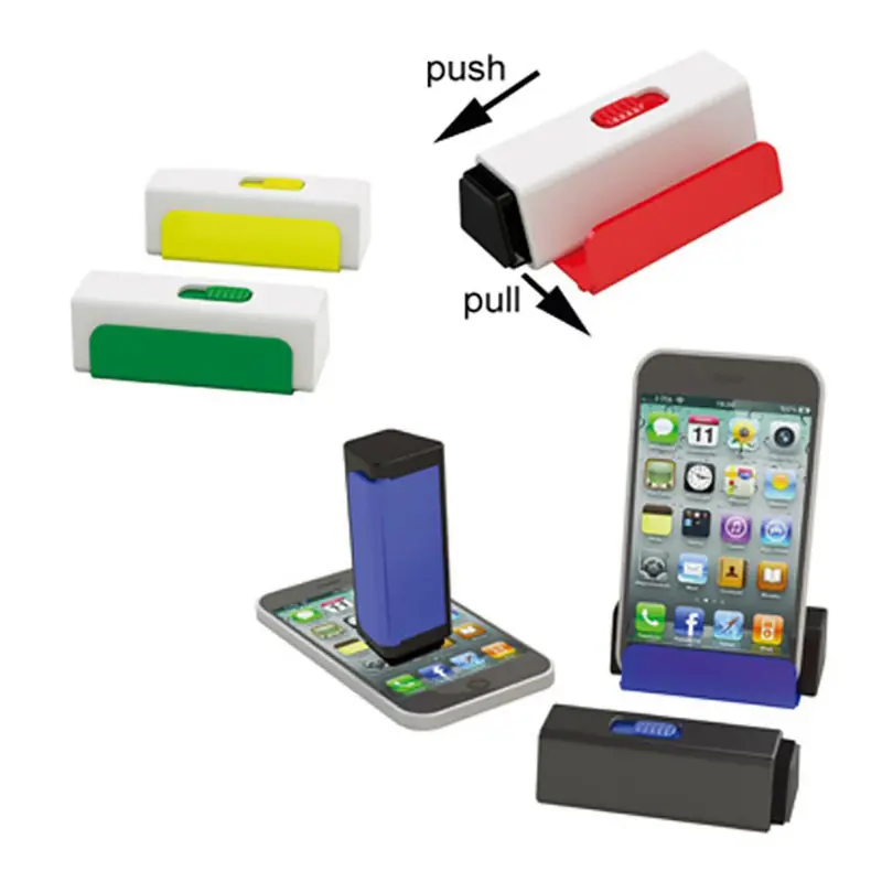 Mobile Stand with Screen Cleaner – Phone Stands – available in blue, green, orange, purple colours and 3 more