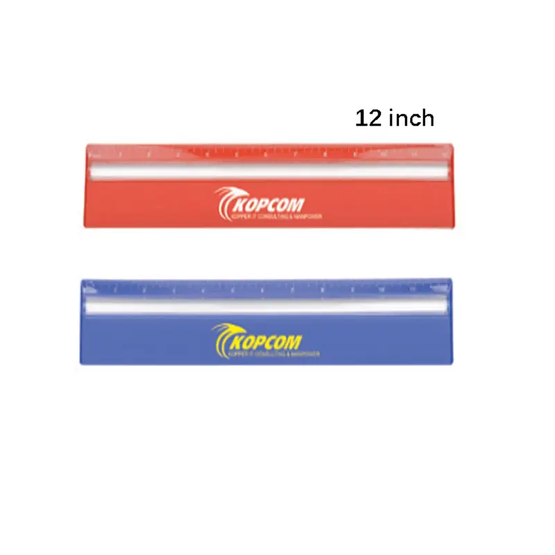 30cm Ruler with Colour and Magnifying – Rulers – available in blue, red colours