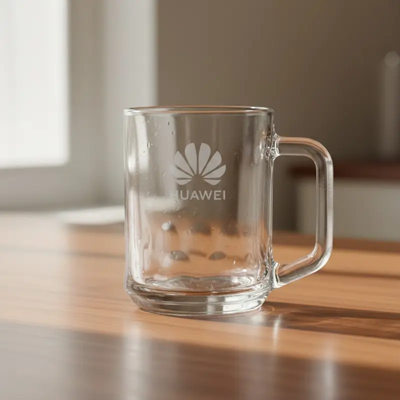 Juliet Glass Mug 280ml – Mugs – available in white colour