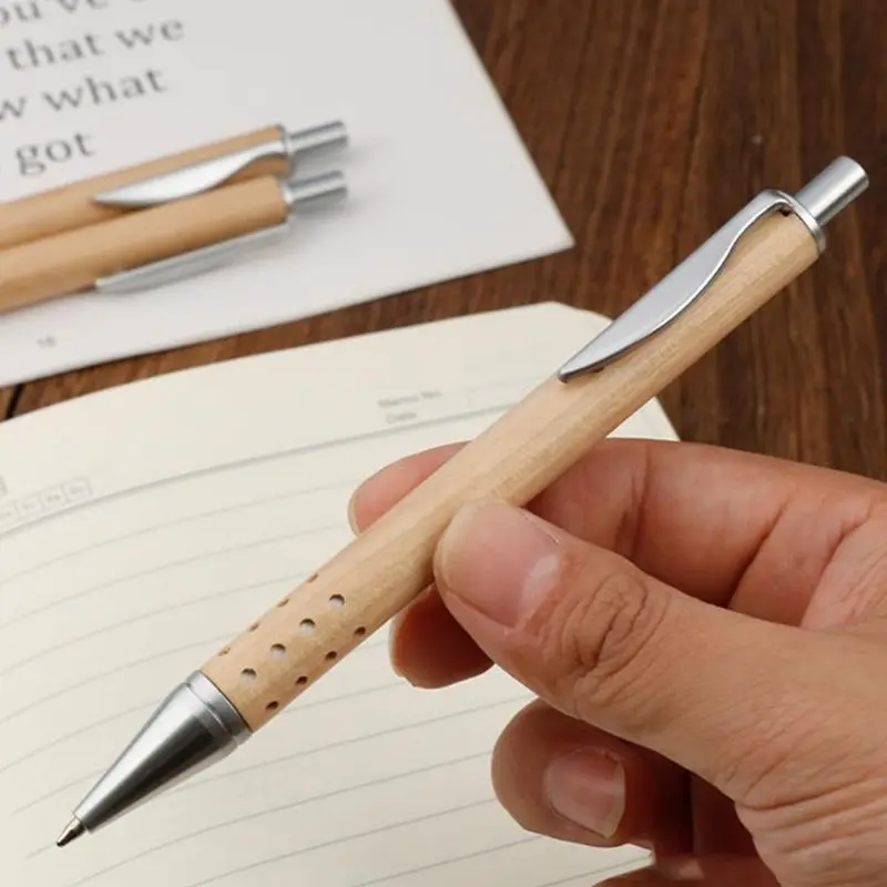 Pan Wood Pen – Plastic Pens – available in beige colour