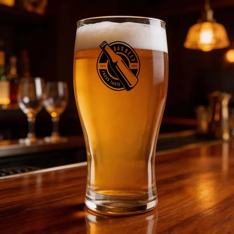 Arcal Schooner Beer Glass 550ml – Mugs – available in white colour
