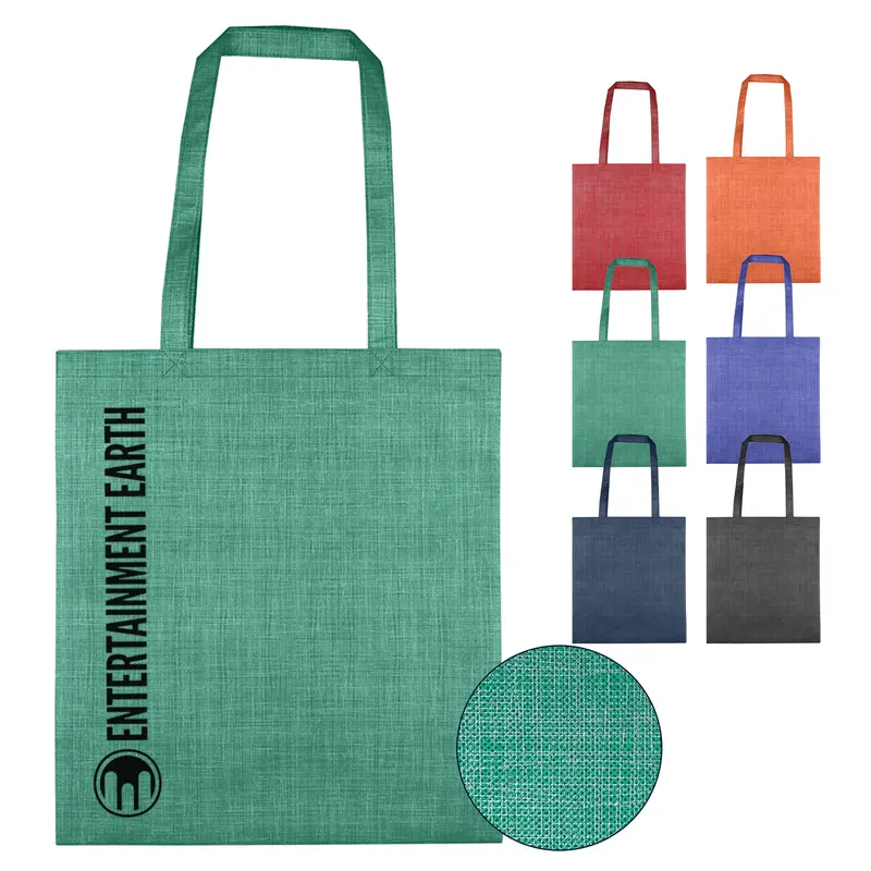 Silver Line Patterned Non Woven Bag – Tote Bags – available in black, blue, green, orange colours and 1 more