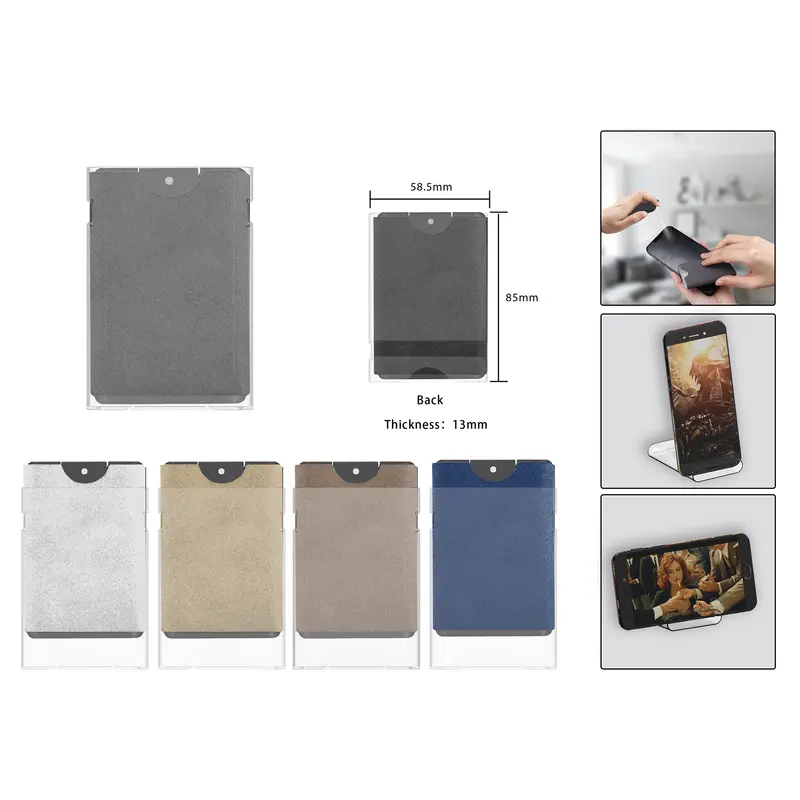 Screen Cleaner And Mobile Holder – Phone Stands – available in black, blue, brown, grey colours
