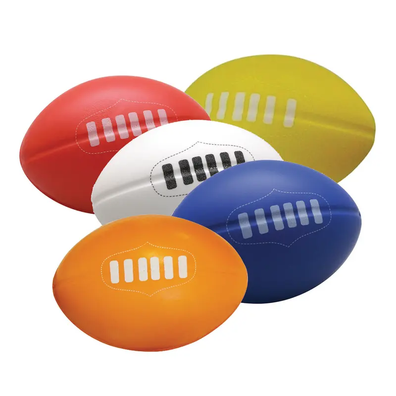 Stress Footy – Stress Shapes – available in blue, orange, red, white colours and 1 more