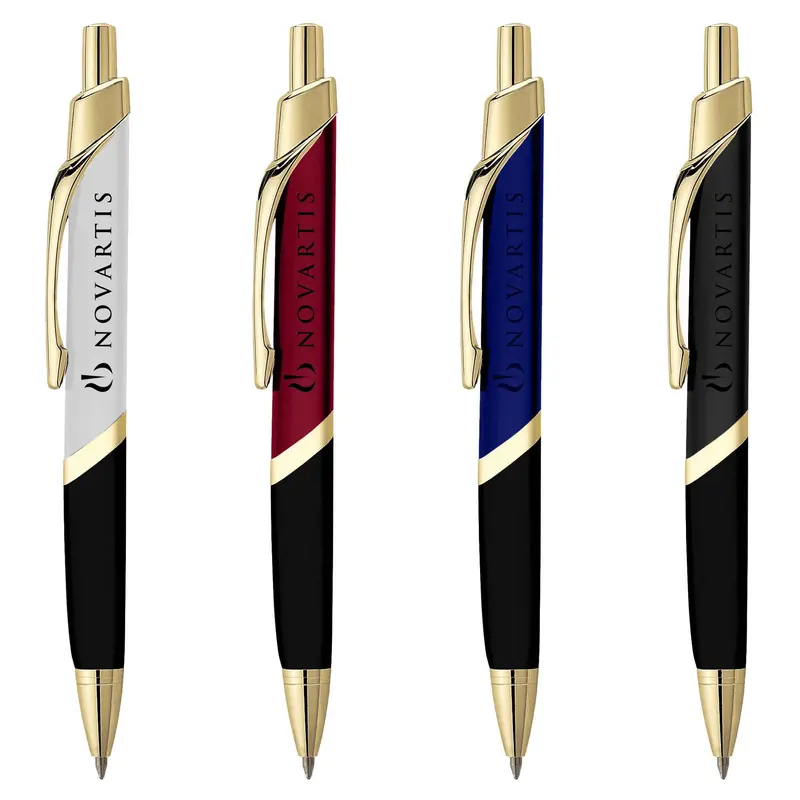 Splice Gold – Plastic Pens – available in black, blue, red, white colours