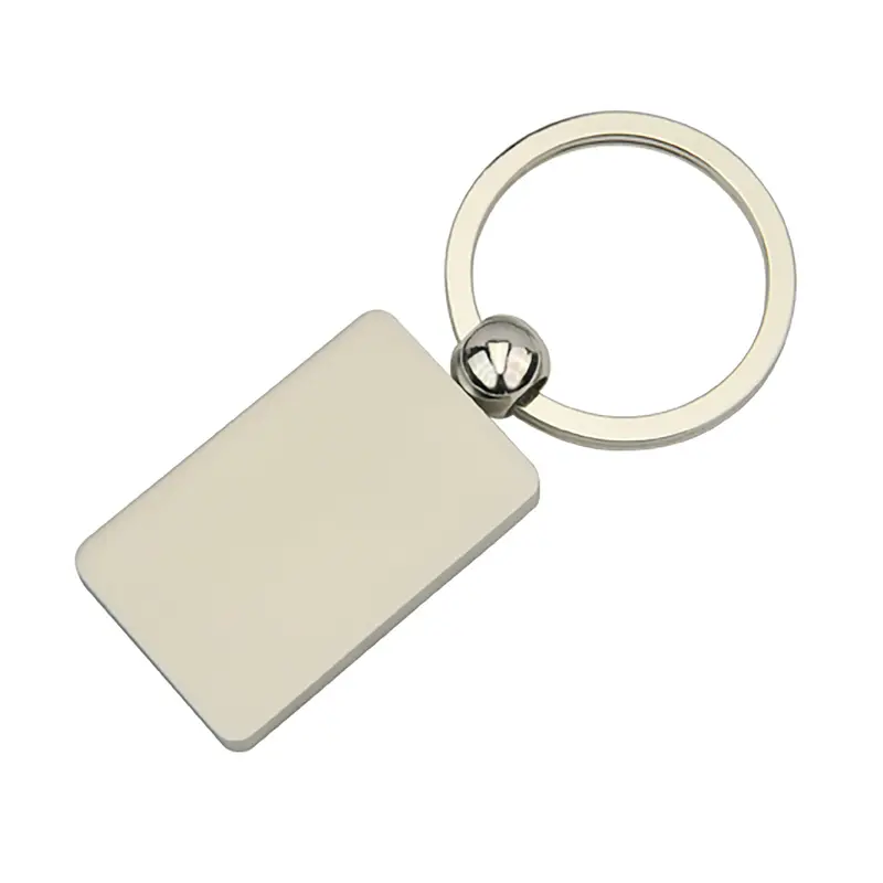 Euro Short Key Ring – Keyrings – available in silver colour