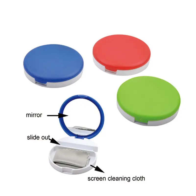 Mobile Stand with Mirror and Cloth – Phone Stands – available in blue, green, orange, red colours and 1 more