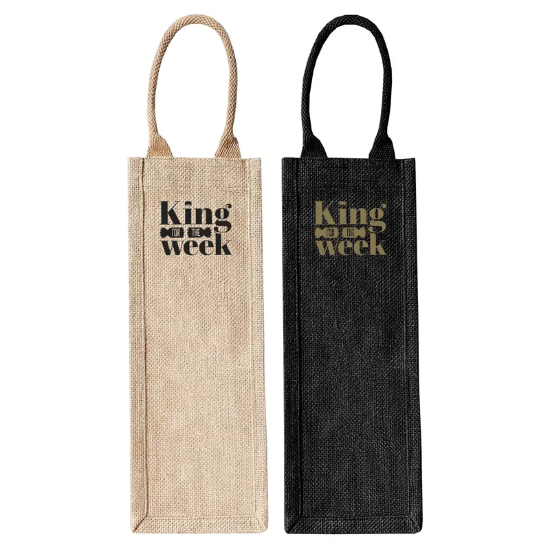 Montpellier Jute Wine Carrier – Wine Carriers – available in beige, black colours