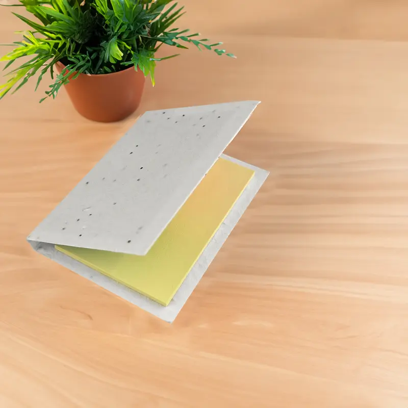 Corn Poppy Seed Sticky Note Pad – Sticky Notes – available in white colour