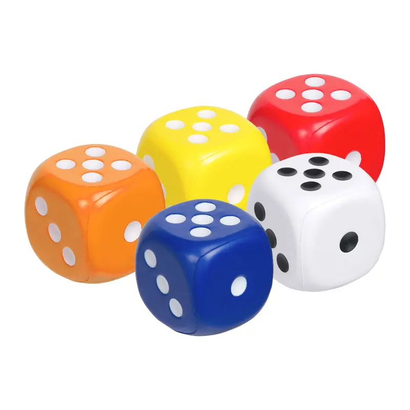 Stress Large Dice – Stress Shapes – available in blue, orange, red, white colours and 1 more
