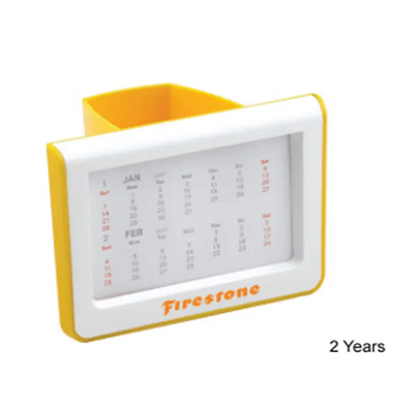 Pen Holder with Calendar (2 Years) – Desk Accessories – available in yellow colour