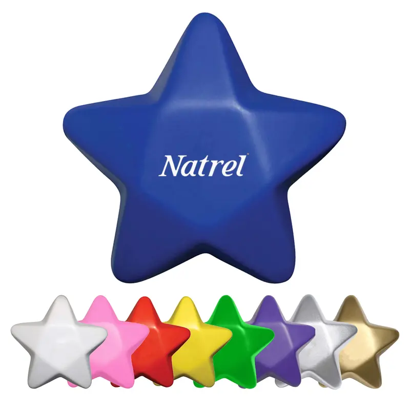 Stress Star – Stress Shapes – available in blue, gold, green, pink colours and 5 more
