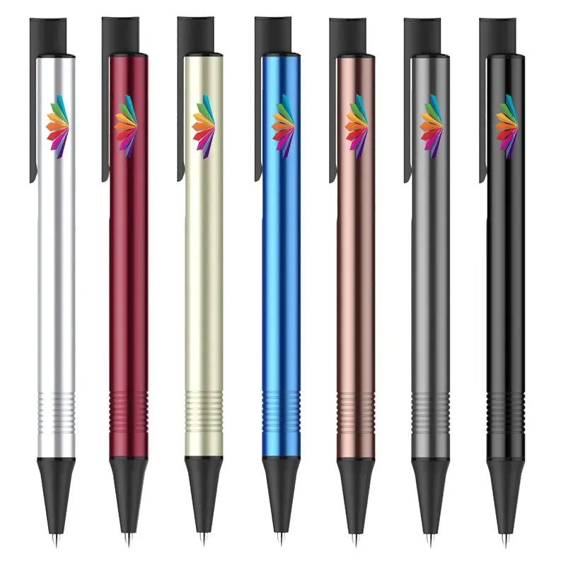 Kioba – Plastic Pens – available in black, blue, brown, gold colours and 3 more