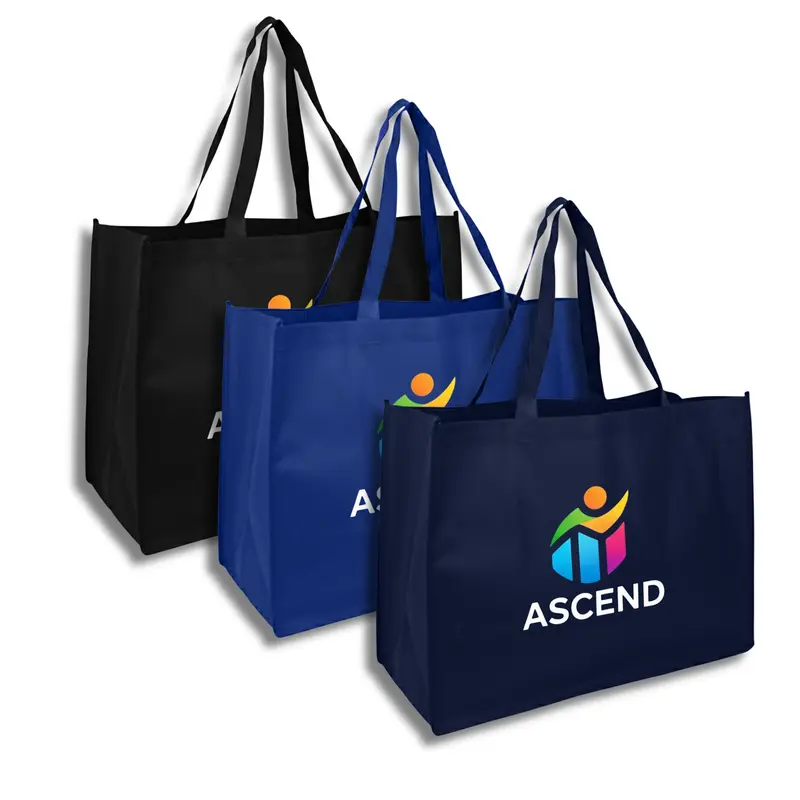 Jumbo Non Woven Shopper – Shoppers – available in black, blue colours