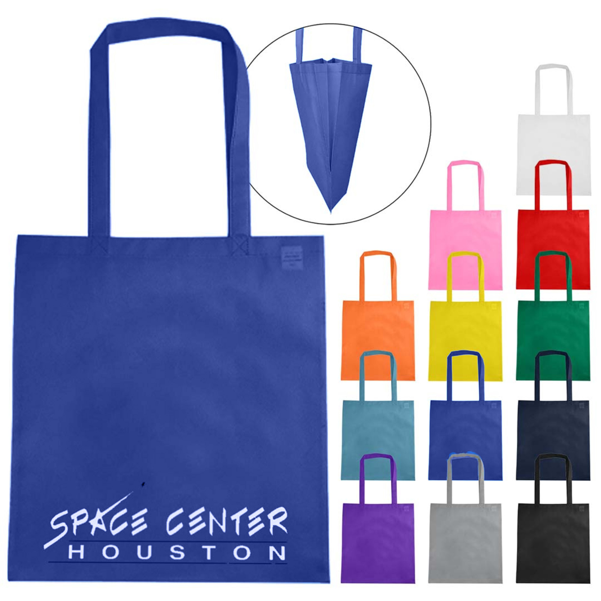 Non Woven Bag with V Gusset – Tote Bags – Dex Collection – available in Black, Green, Grey, Hot Pink and 6 more – photo 1 of 14