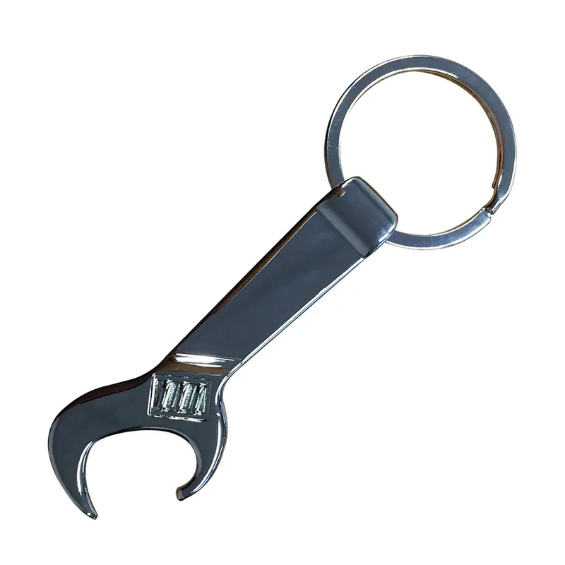 Spanner Bottle Opener Key Ring – Bottle Openers – available in silver colour