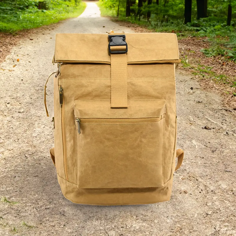 Northshore Kraft Paper Laptop Backpack – Backpacks – available in beige colour