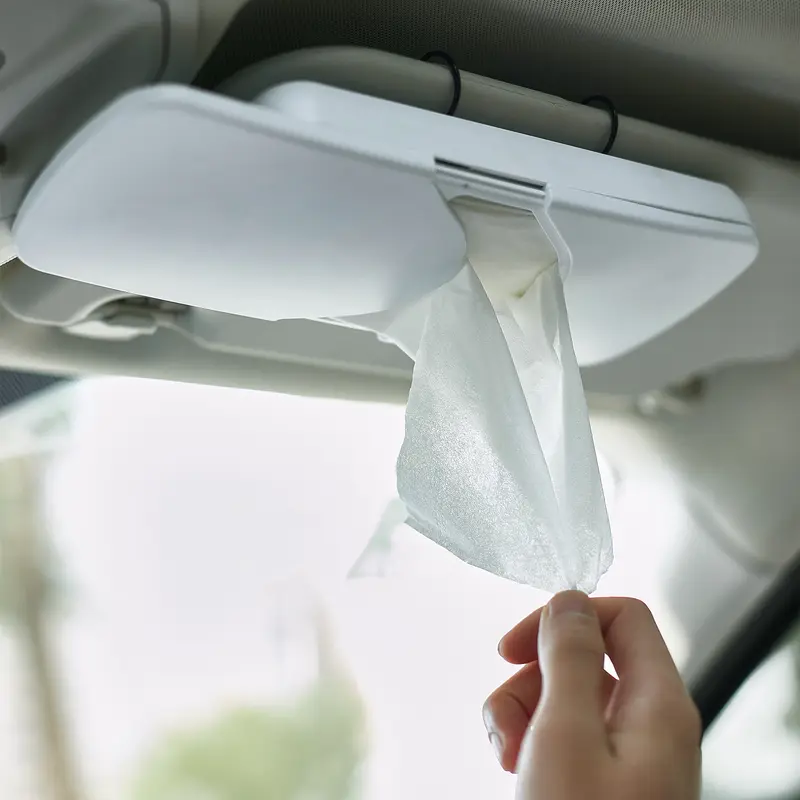 Car Sun Visor Tissue Box – Misc Outdoors – available in white colour
