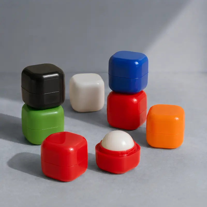 Lip Balm Cube – Lip Balms – available in black, blue, green, orange colours and 2 more