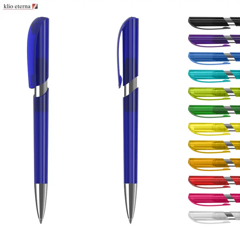 Push Transparent Mn – Plastic Pens – available in multi colour