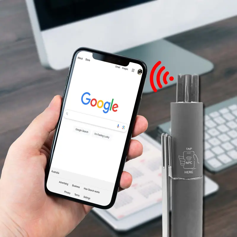 NFC Touchview Metal Pen – Plastic Pens – available in black, blue, grey, red colours