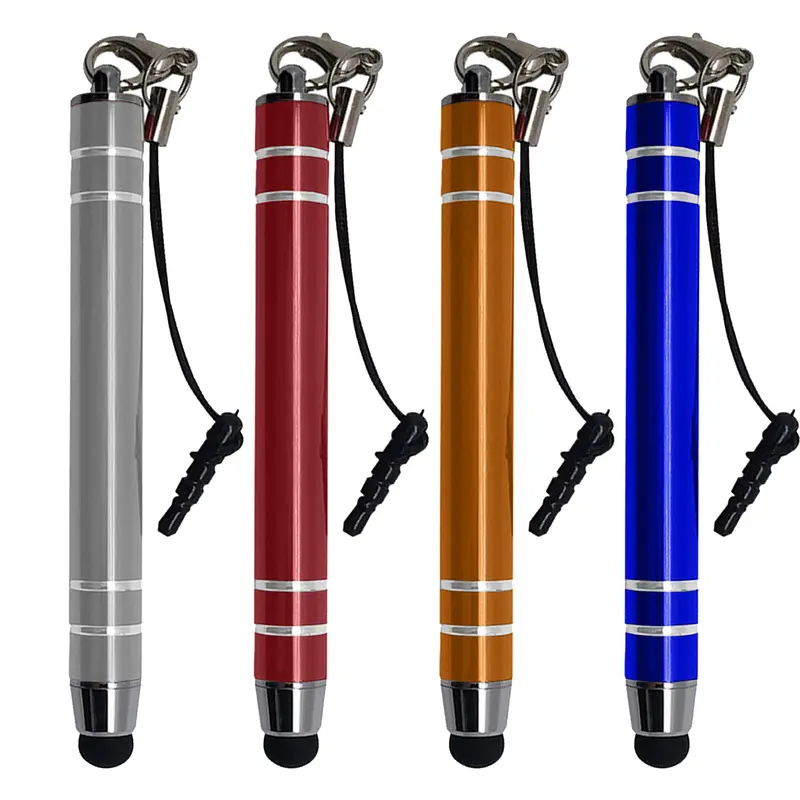 Stylus Short – Metal – Stylus Pens – available in blue, gold, red, silver colours