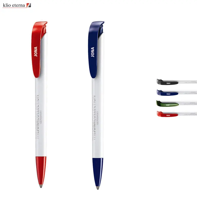 Jona Mixed – Plastic Pens – available in black, blue, green, red colours