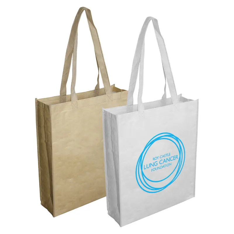 Paper Bag with Large Gusset – Paper Bags – available in brown, white colours