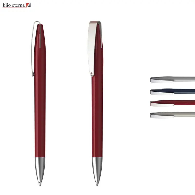 Cobra Metallic MM – Plastic Pens – available in beige, blue, red, silver colours